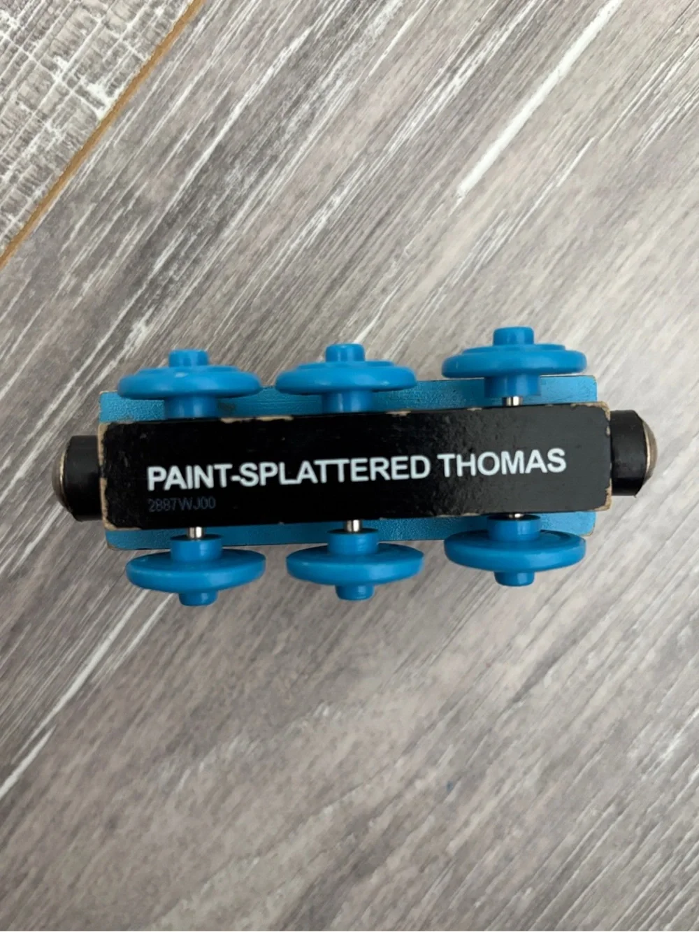 Wooden Paint Splattered Thomas - Thomas & Friends